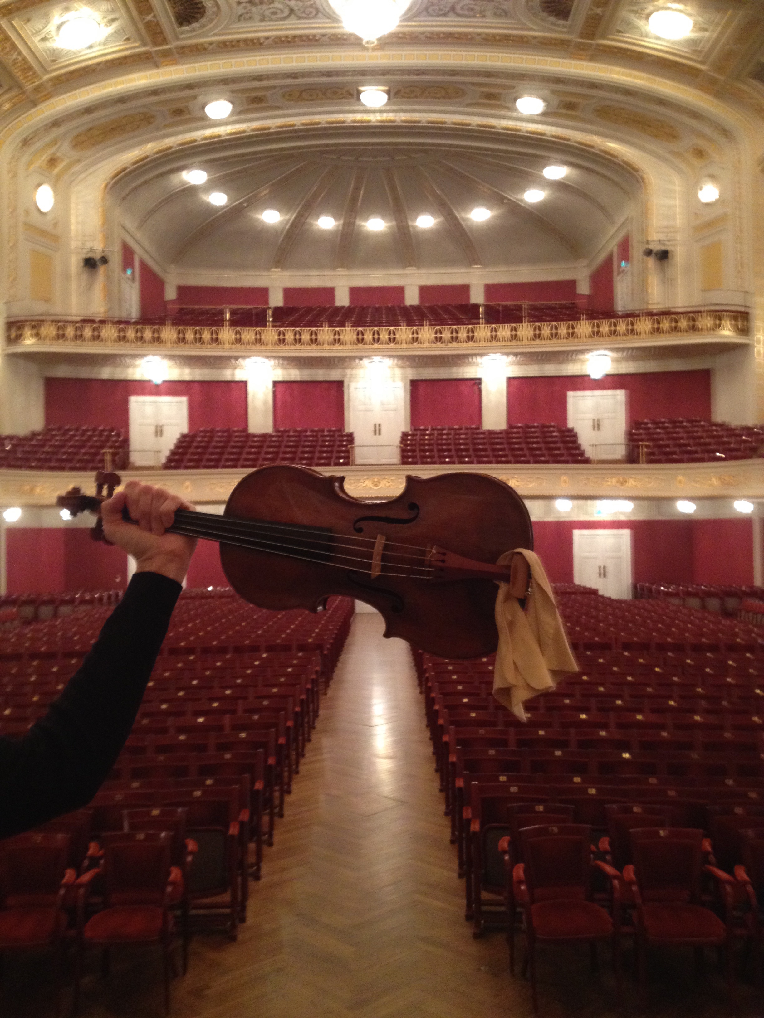 7LD mon violon sur la scne du koncerthaus Vienne